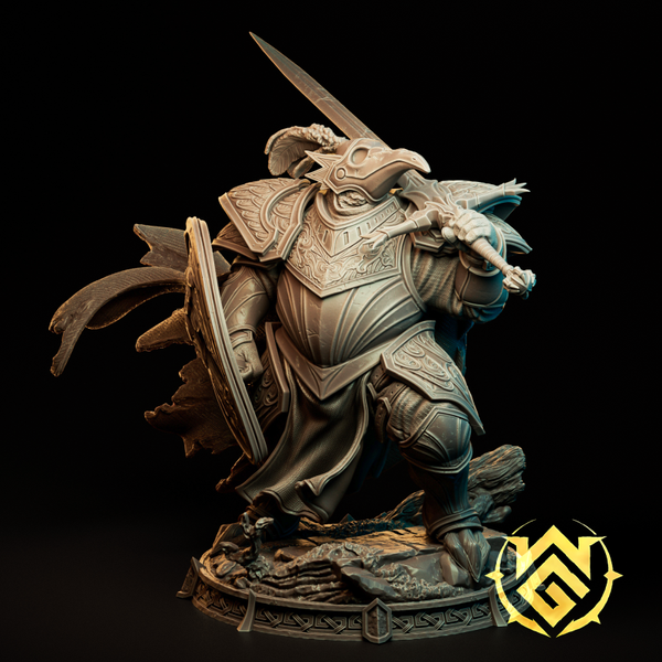 Crowknight - Scale 32mm by WitchGuild