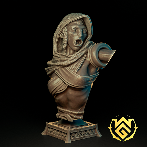Dagger Dancing Psychic Bust by WitchGuild