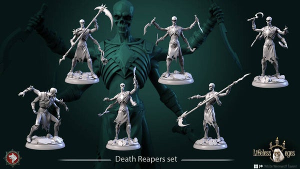 The Lifeless Eyes - Set 6x Death Reapers - 32mm