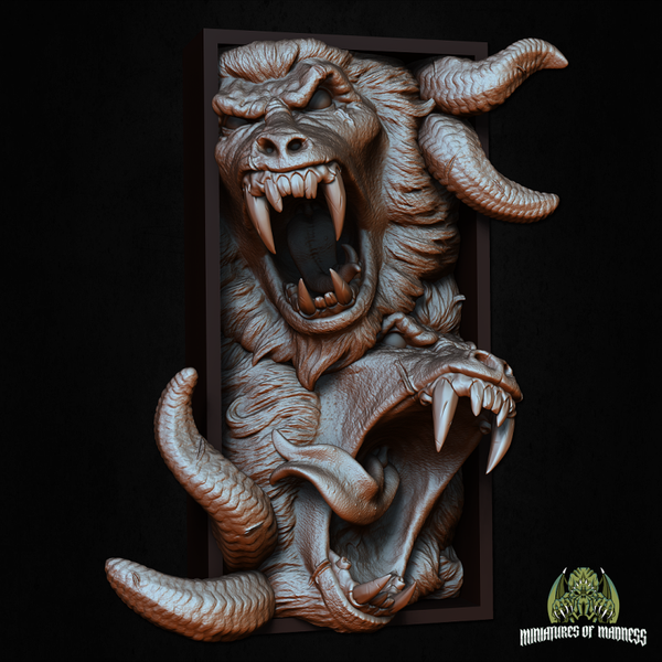 Hold My Booknook - Demon - by Miniatures of Madness