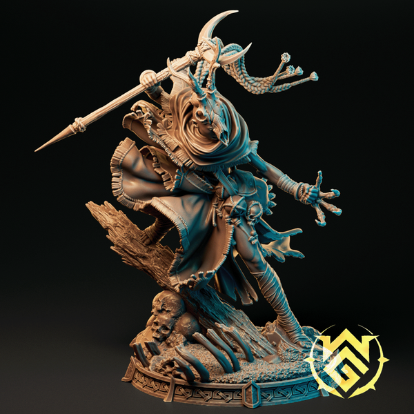 Desert Druid Cai - Scale 32mm by WitchGuild