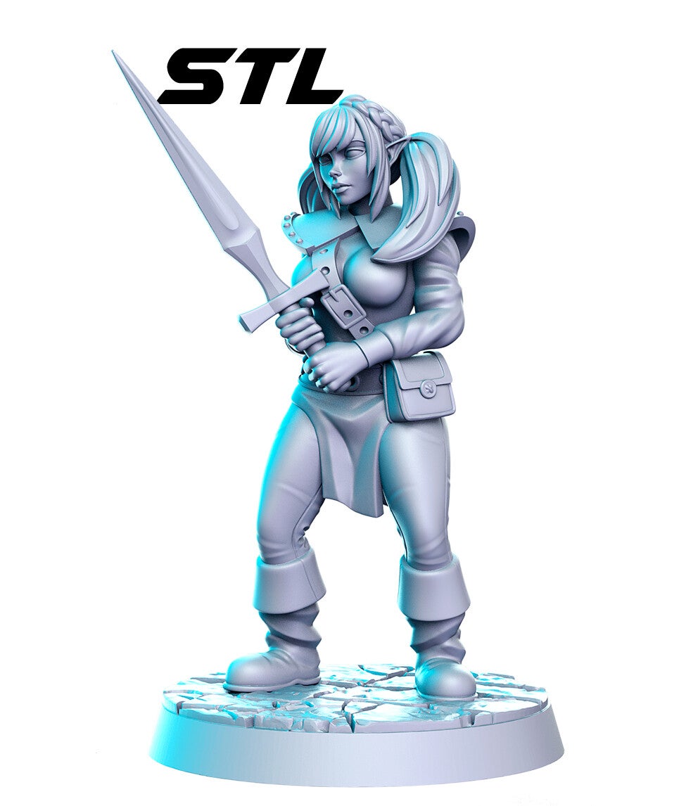 Myth Quest - Elf - 32mm - by RN-Estudio