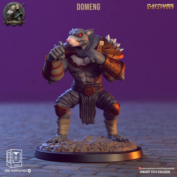 Baseco Distric - Domeng - 32mm Large - by Clay Cyanide