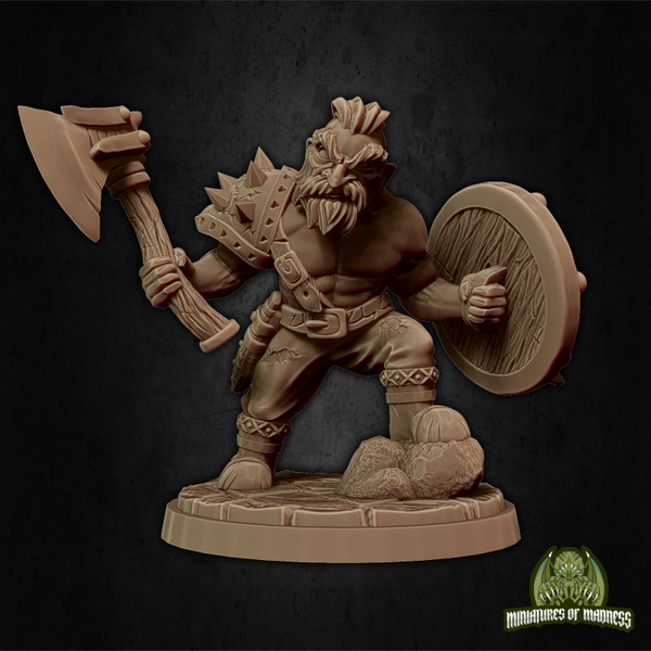 Hold My Dwarf - Doran Grimlook - 32mm - by Miniatures of Madness