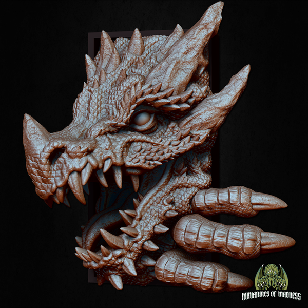 Hold My Booknook - Dragon - by Miniatures of Madness
