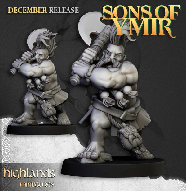 Dwarf Deathseekers - 5x Deathseeker - By Highlands Miniatures