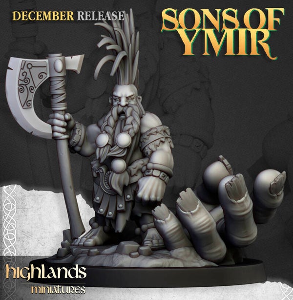 Dwarf Deathseekers - Giantseeker - By Highlands Miniatures