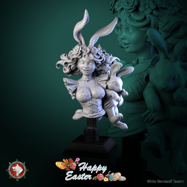 White Werewolf Tavern - Easter Rabbit  - Bust