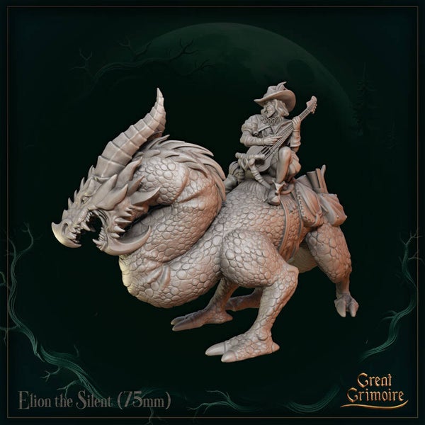 Songs of the Eternal Night - Elion the Silent - 75mm - by Great Grimoire