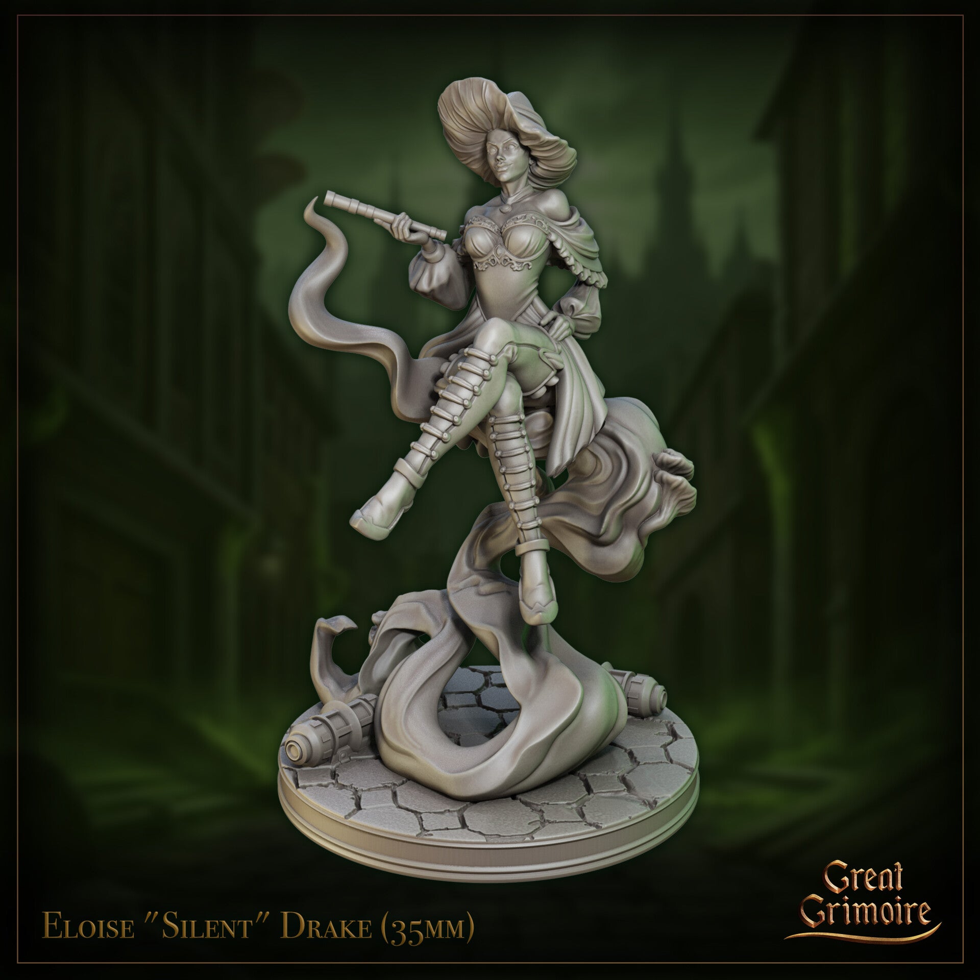 Whispers of the Riot - Eloise Silent Drake - 32mm - by Great Grimoire