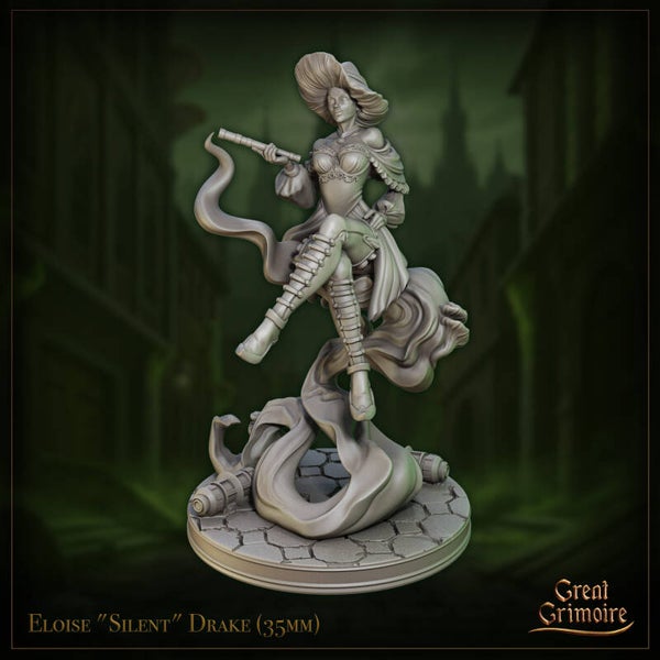 Whispers of the Riot - Eloise Silent Drake - 32mm - by Great Grimoire