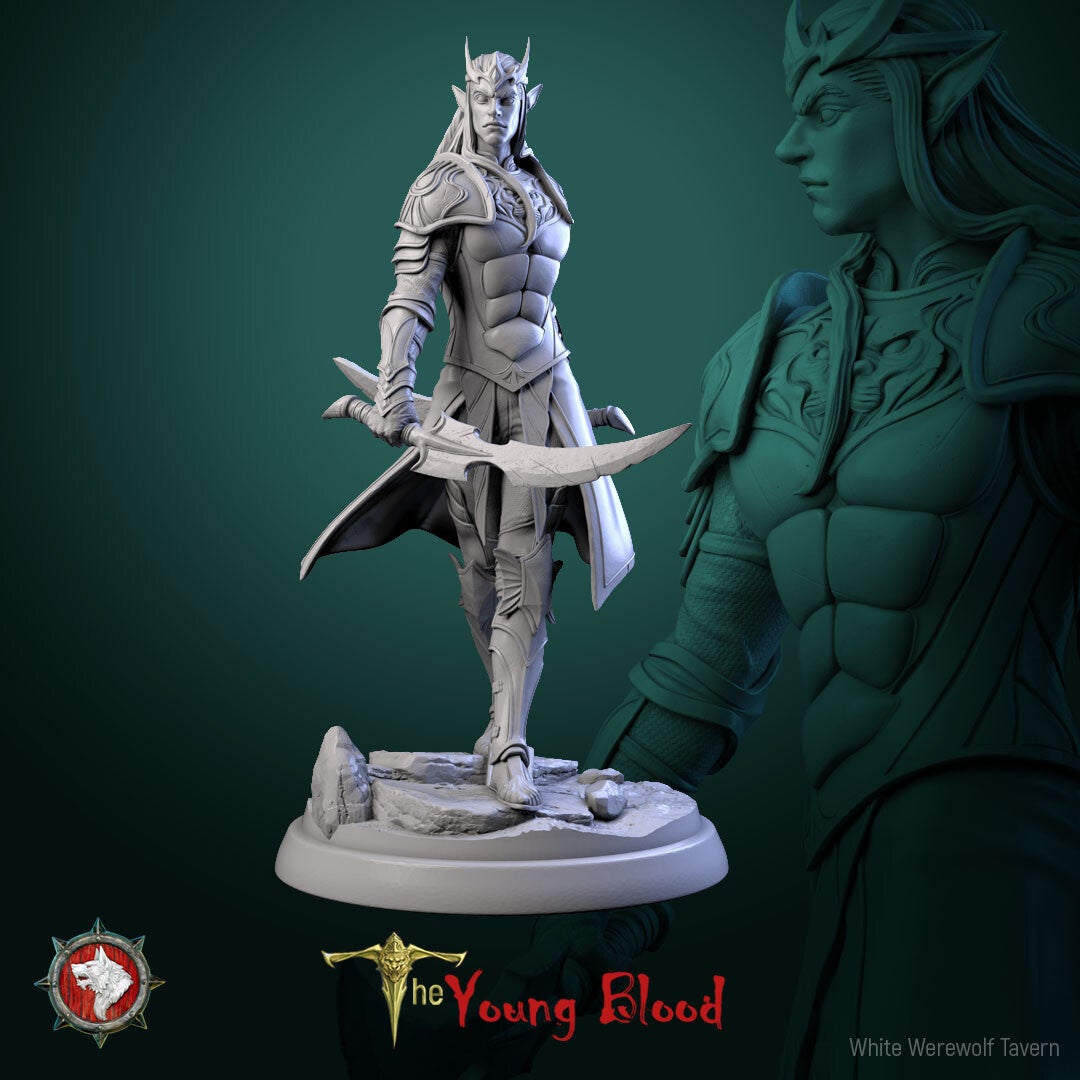 The Young Blood - Elven Warrior V3 - 32mm