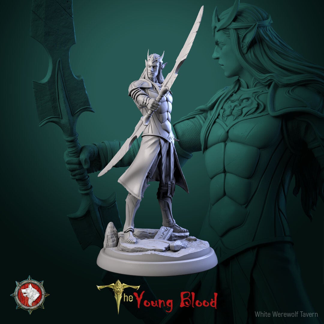 The Young Blood - Elven Warrior V4 - 32mm