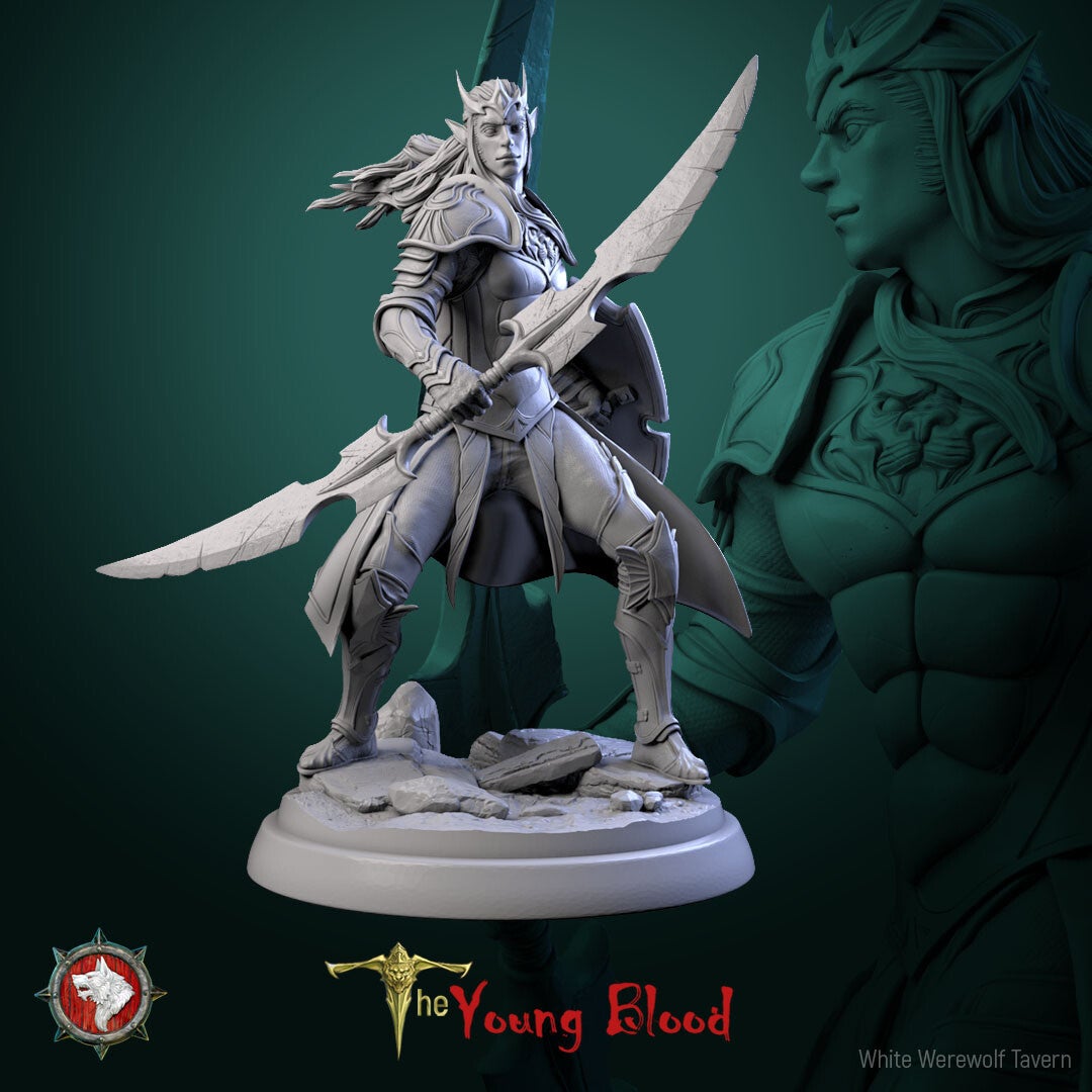 The Young Blood - Elven Warrior V5 - 32mm