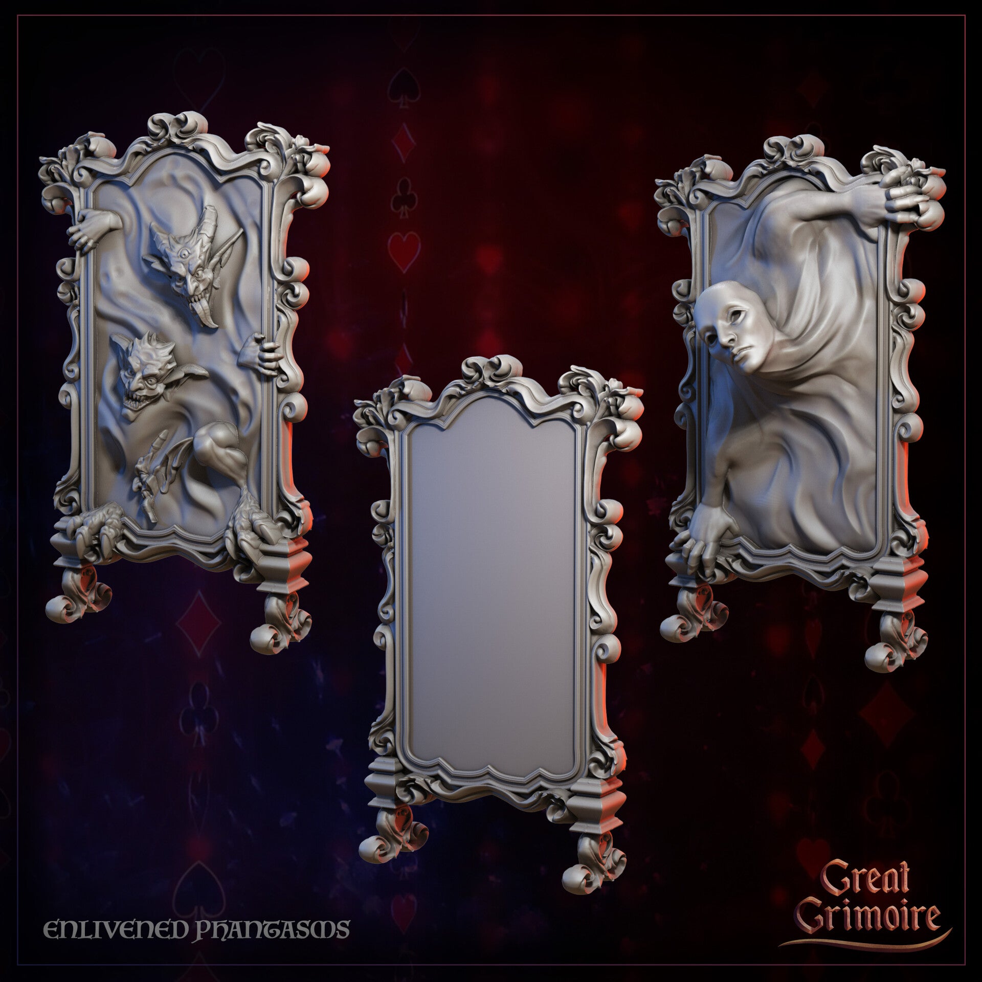 Macabre Masquerade - Enlivened Phantasms (set) - 32mm - by Great Grimoire