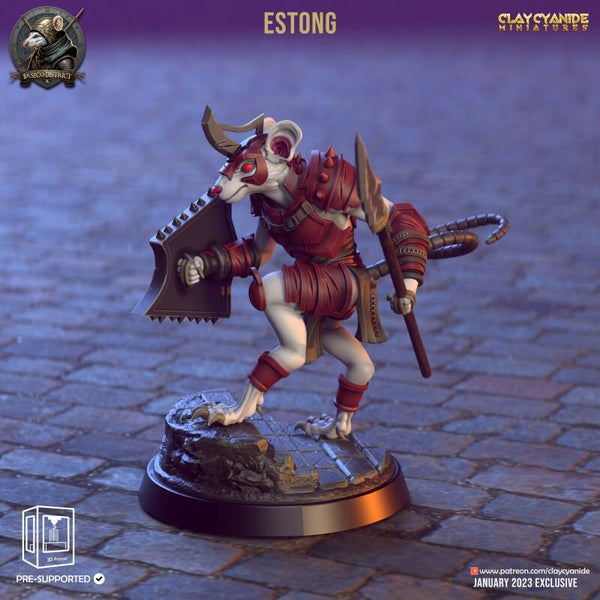 Baseco Distric - Estong - 32mm - by Clay Cyanide