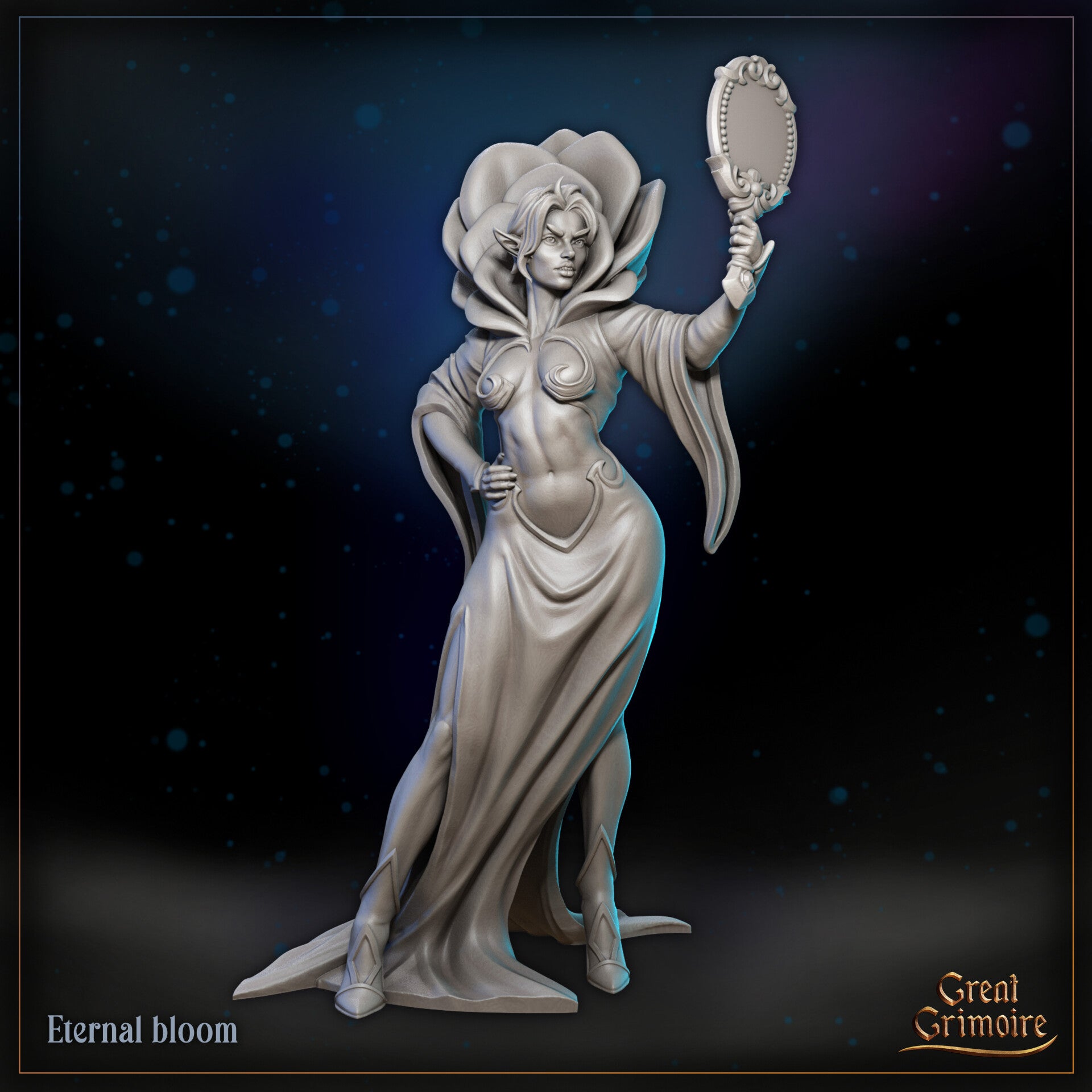 Little Kingdom - Rose the Eternal Bloom "with mirror" - 32mm - by Great Grimoire