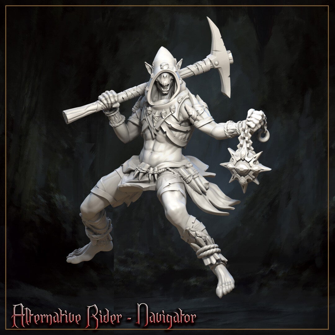 Horrors of the Underground - Alternative Rider/Navigator - 32mm - by Great Grimoire