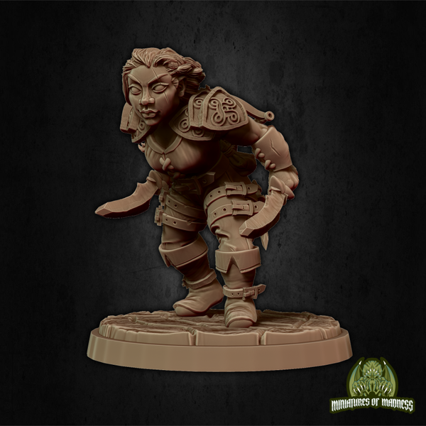 Hold My Dwarf - Felin Fastep - 32mm - by Miniatures of Madness