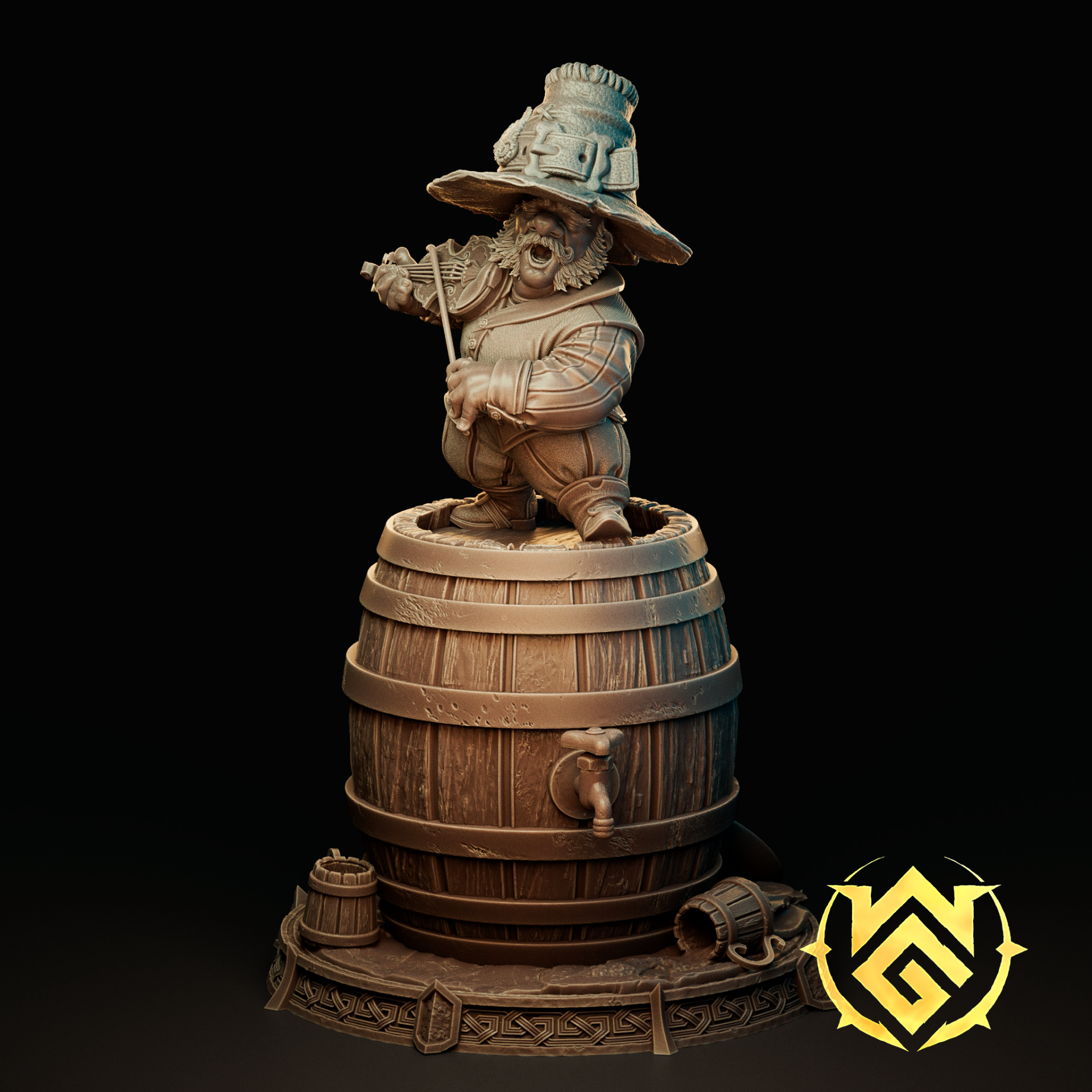 Fiddle Master Felix - Figurine 164mm by WitchGuild