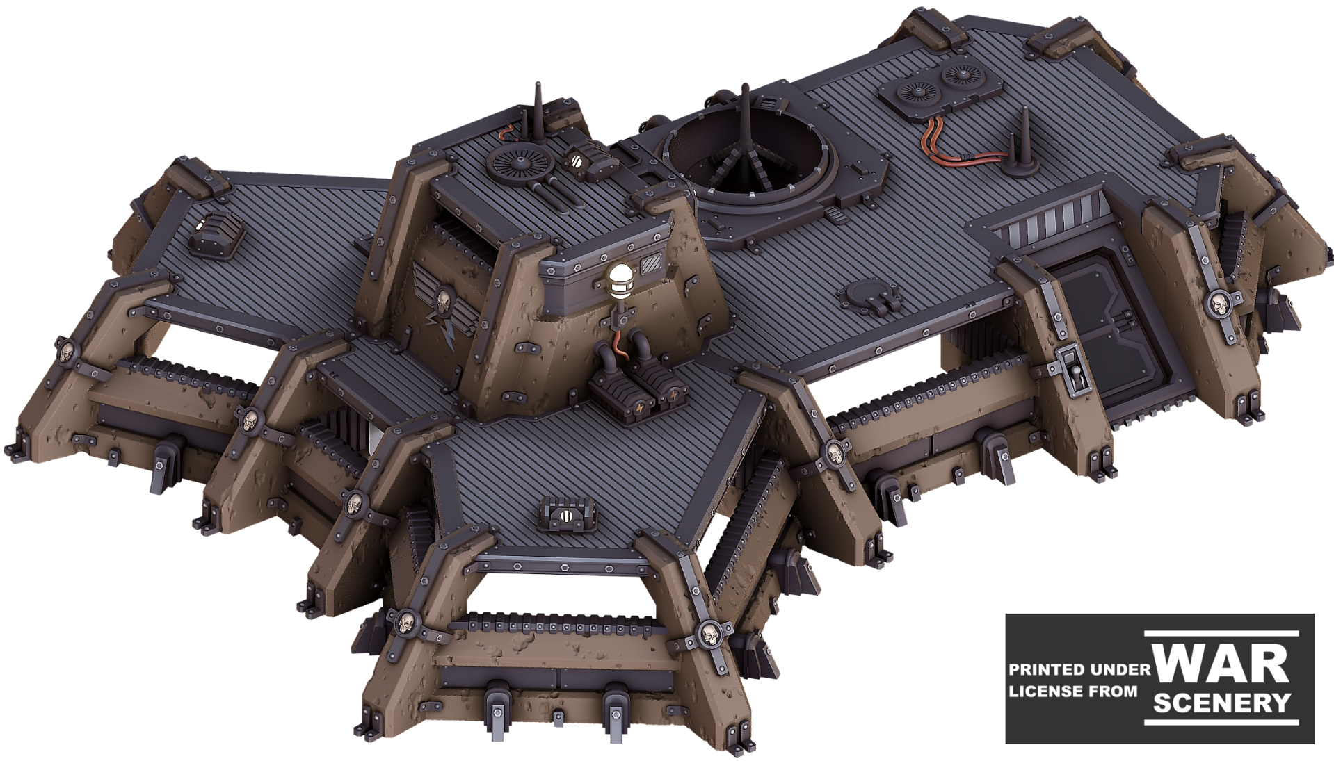 Grimdark Outpost - Field Command HQ - by War Scenery