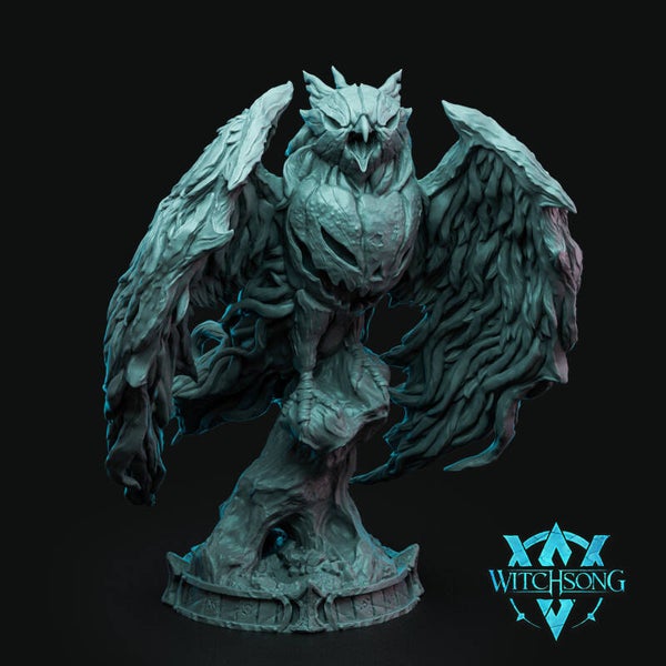 Fowl Moon Stalker - 32mm Scale Large (ca 111 mm tall) - by Witchsong Miniatures