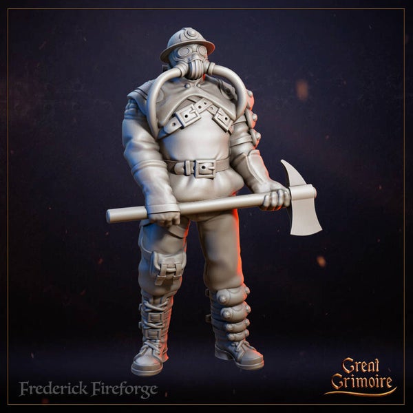 City 451 - Frederick Fireforge - 32mm - by Great Grimoire