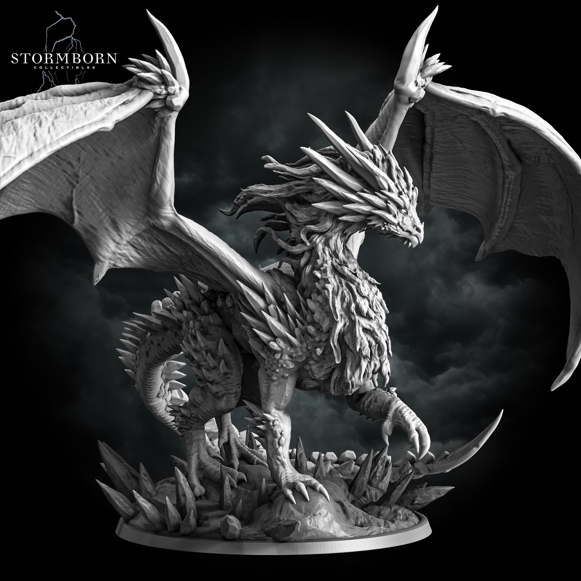 Frost Dragon - Scale 32mm - by Stormborn Collectibles