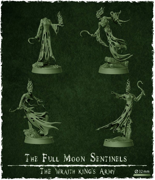 Unit: The Full Moon Sentinels (4x) - Scale 32 mm - By Z-Axis