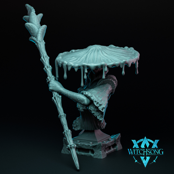The Fungal Queen Presides - Bust - by Witchsong Miniatures