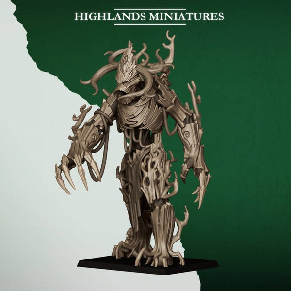 Feral Elves - Giant Tree - By Highlands Miniatures
