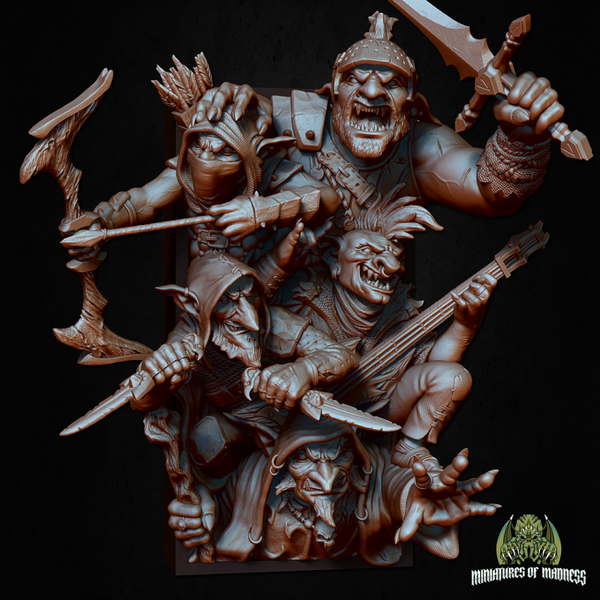 Hold My Booknook - Goblins - by Miniatures of Madness