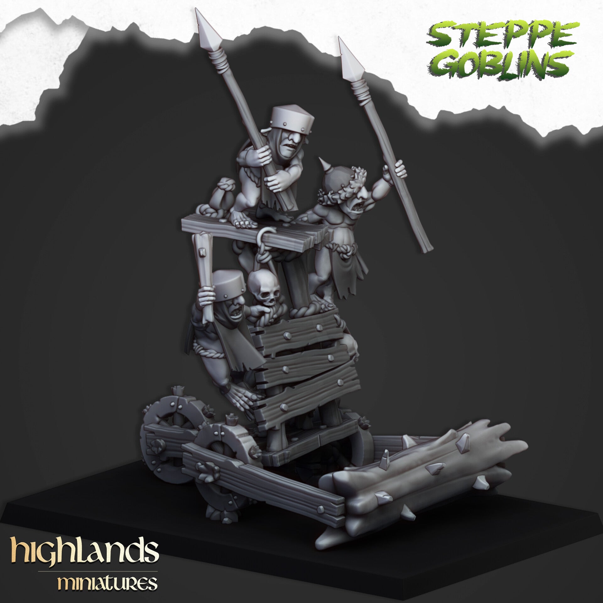 Steppe Goblins - Steppe Goblor Roller - By Highlands Miniatures