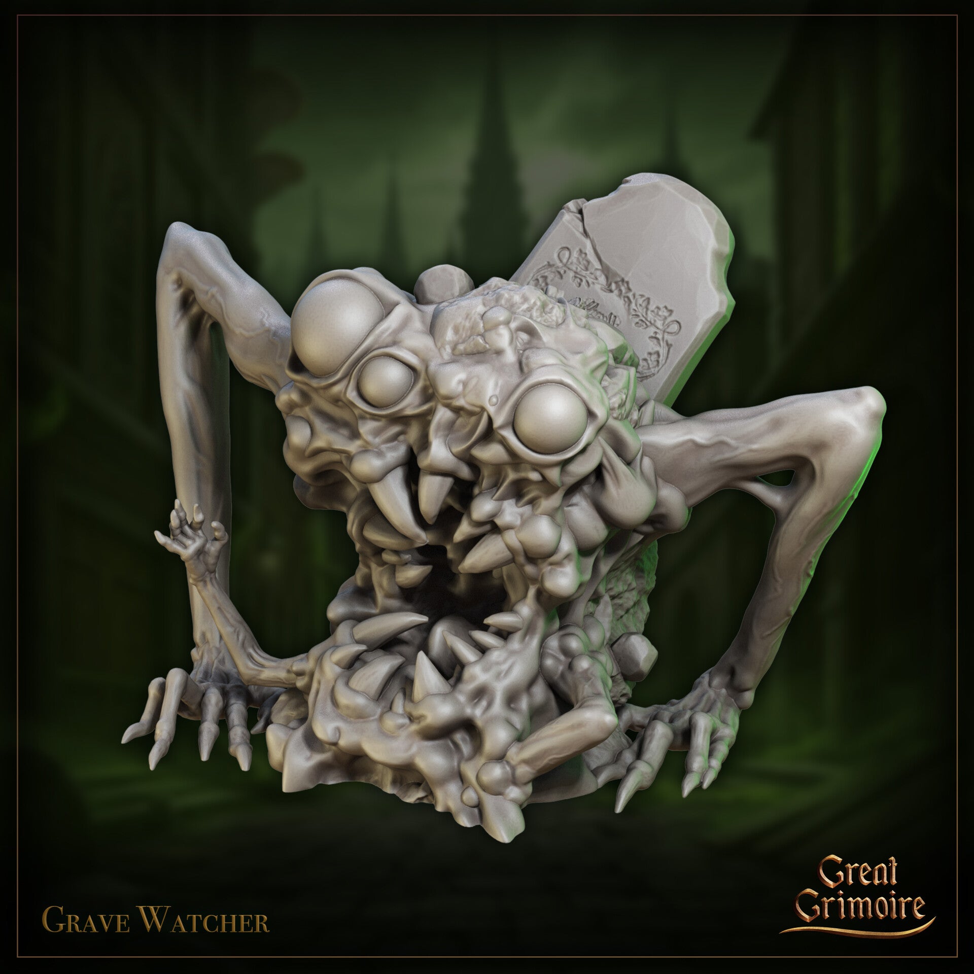 Whispers of the Riot - Grave Watcher - 32mm - by Great Grimoire