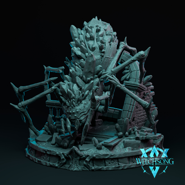 Greater Crystalheart Spider - Base ca. 80mm -  by Witchsong Miniatures