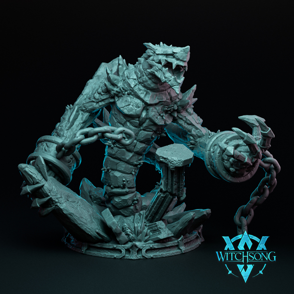 Greater Temple Guardian - Huge 152mm - by Witchsong Miniatures