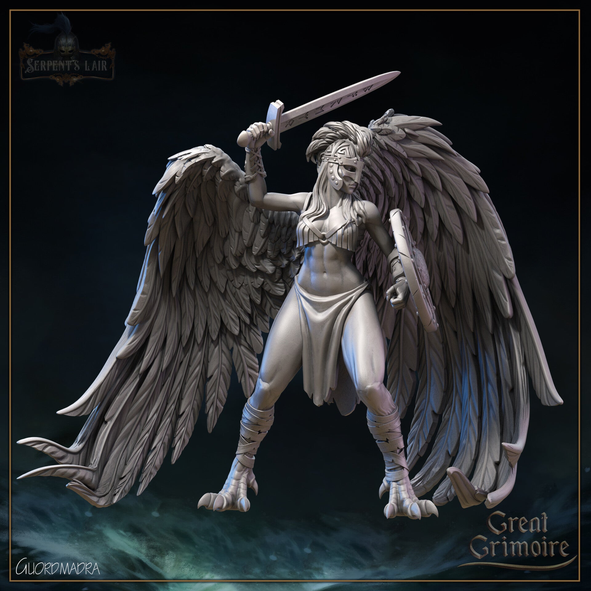 Serpents Lair - Guordmadra - 32mm - by Great Grimoire