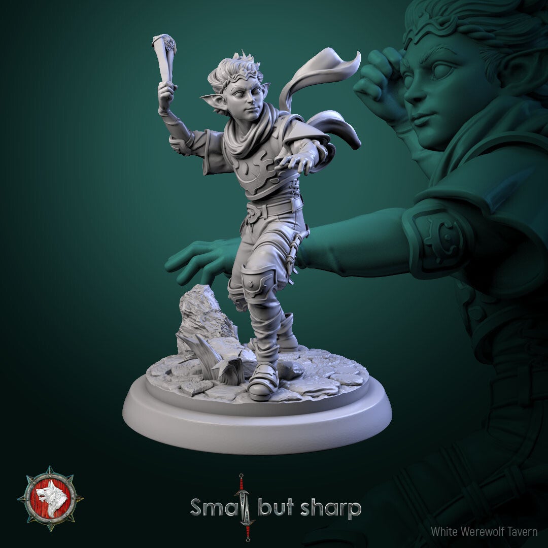 Small but Sharp - Halfling Warrior V2 - 32mm
