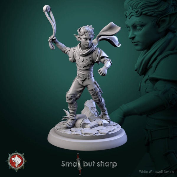 Small but Sharp - Halfling Warrior V5 - 32mm
