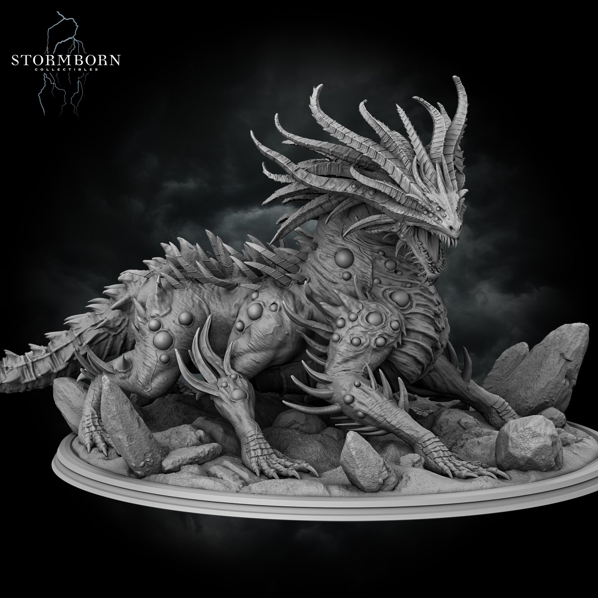 Basilisk King - Scale 32mm Huge - by Stormborn Collectibles