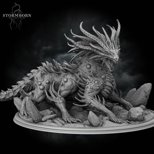 Basilisk King - Scale 32mm Huge - by Stormborn Collectibles