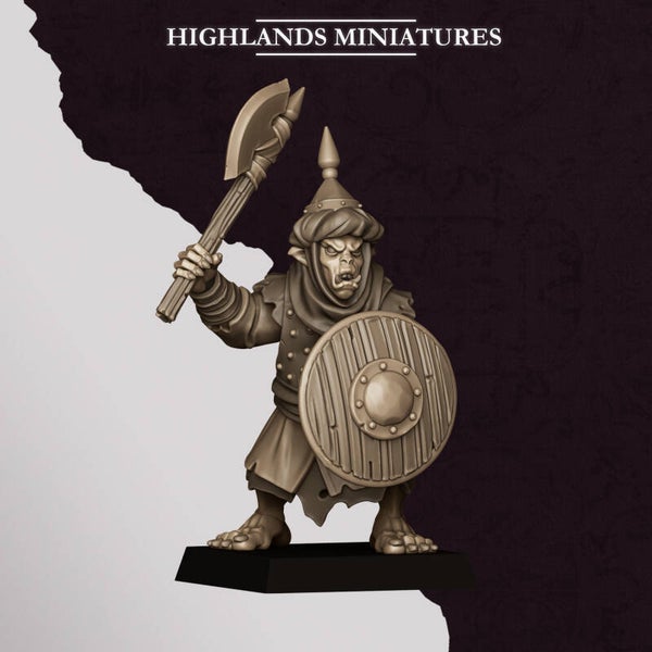 Sons Of Marduk - Hobgoblin Warriors 5x (no command) - By Highlands Miniatures