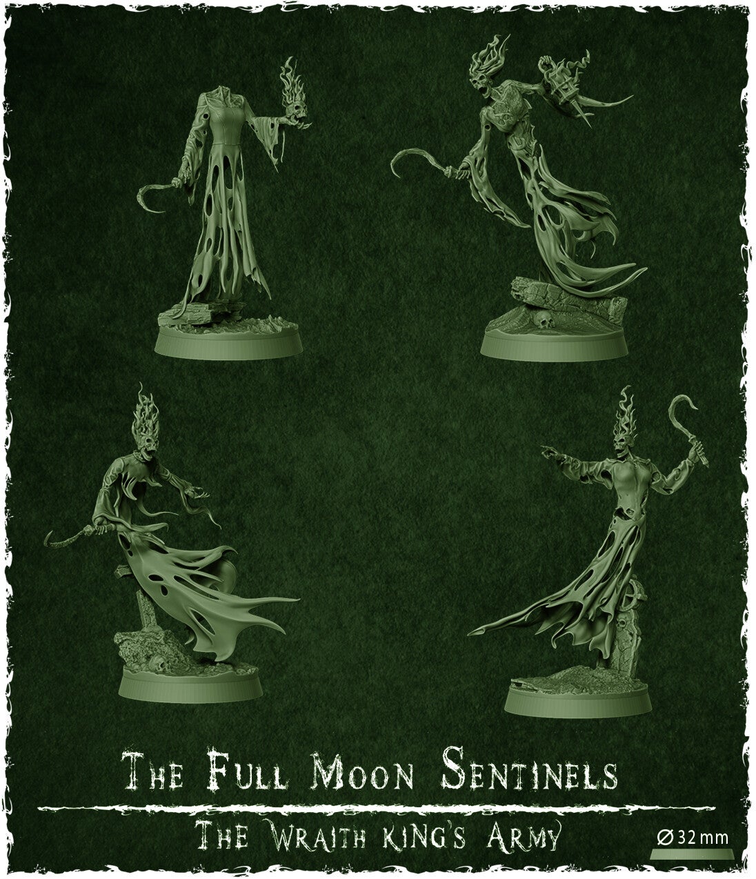 Unit: The Full Moon Sentinels (4x) - Scale 32 mm - By Z-Axis