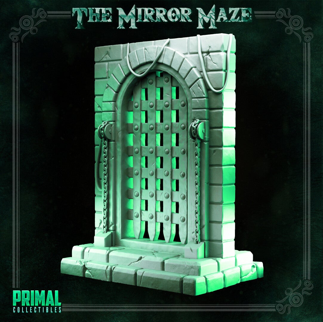 Mirror Maze - Scenery: Porticullis - 32mm - by Primal Collectibles