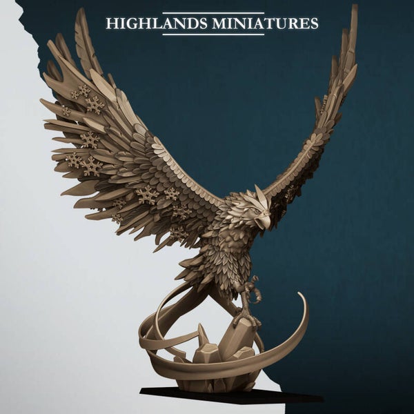 Aegean Elves - Ice Phoenix - By Highlands Miniatures
