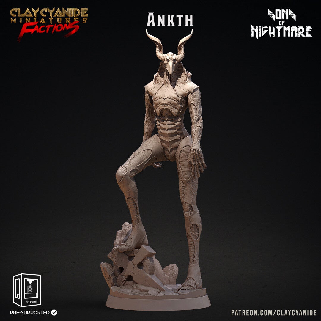 Sons of Nightmare - Ankth - 32mm model - by Clay Cyanide