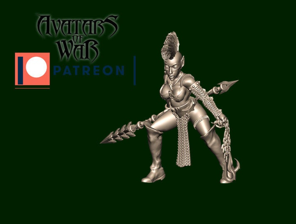 Dark Elf Princess 1 - By Avatars of War