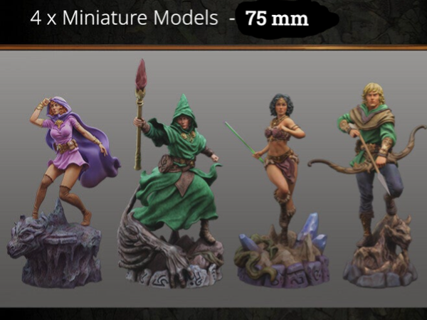Classic DnD Set - 75mm Scale - by TD-Saber