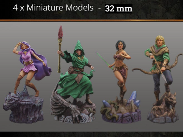 Classic DnD Set - 32mm Scale - by TD-Saber