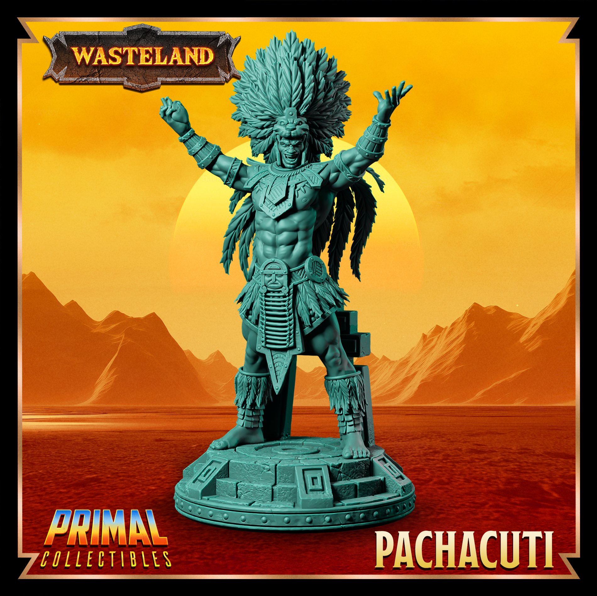 Wasteland - SorcererKing Pachacuti - by Primal Collectibles